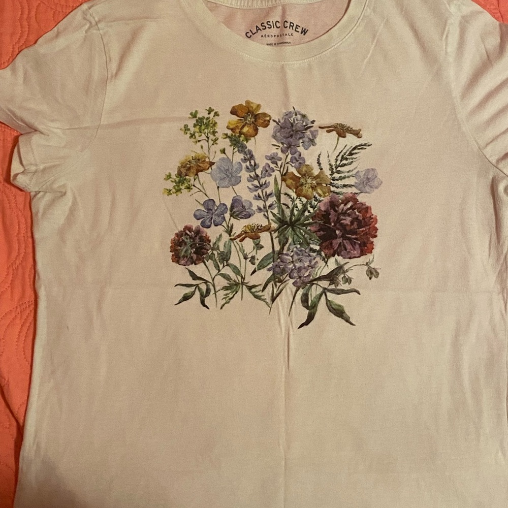 flowery aeropostale shirt
